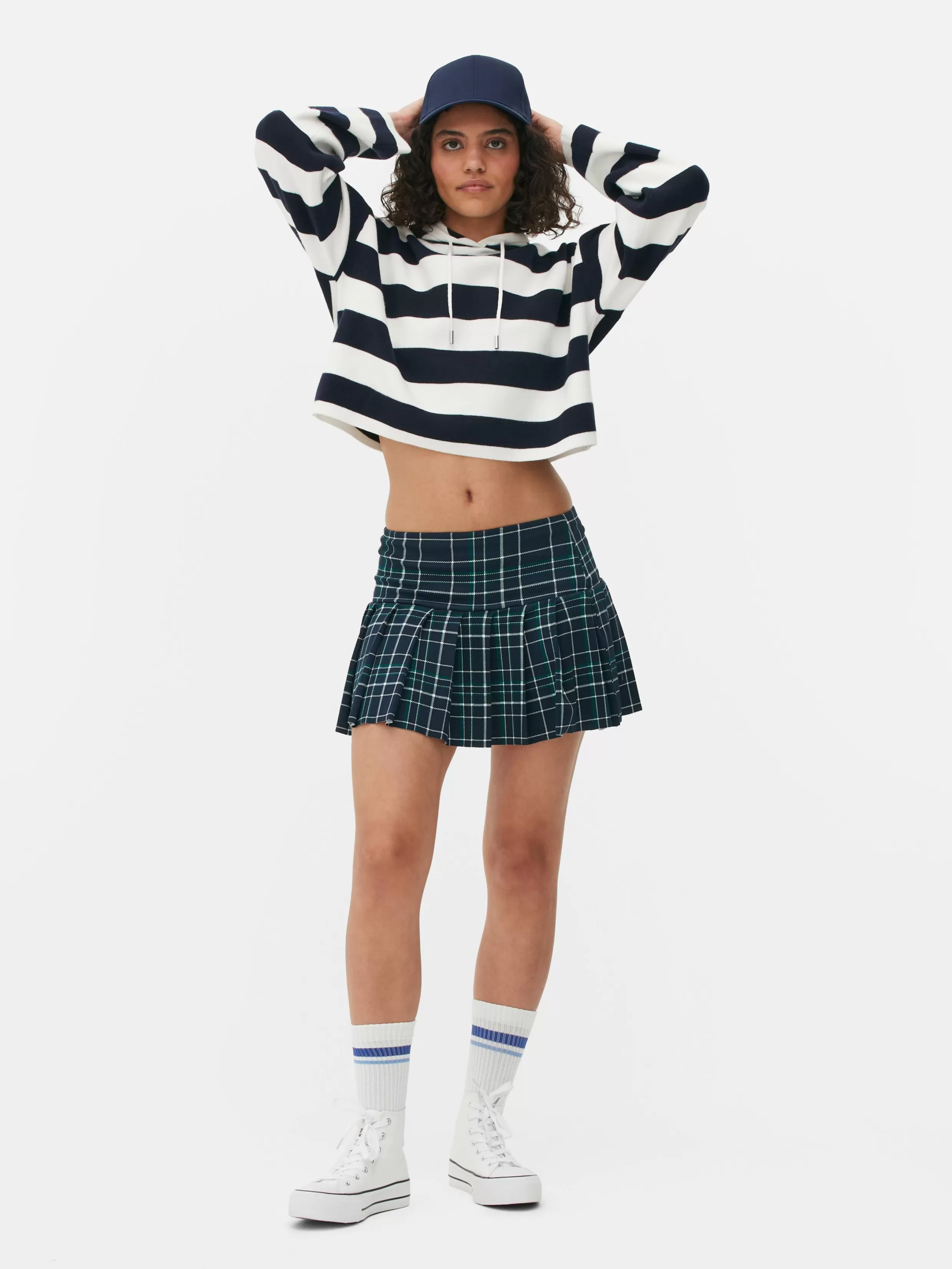 Primark Truien En Vesten^Gebreide Gestreepte Hoodie