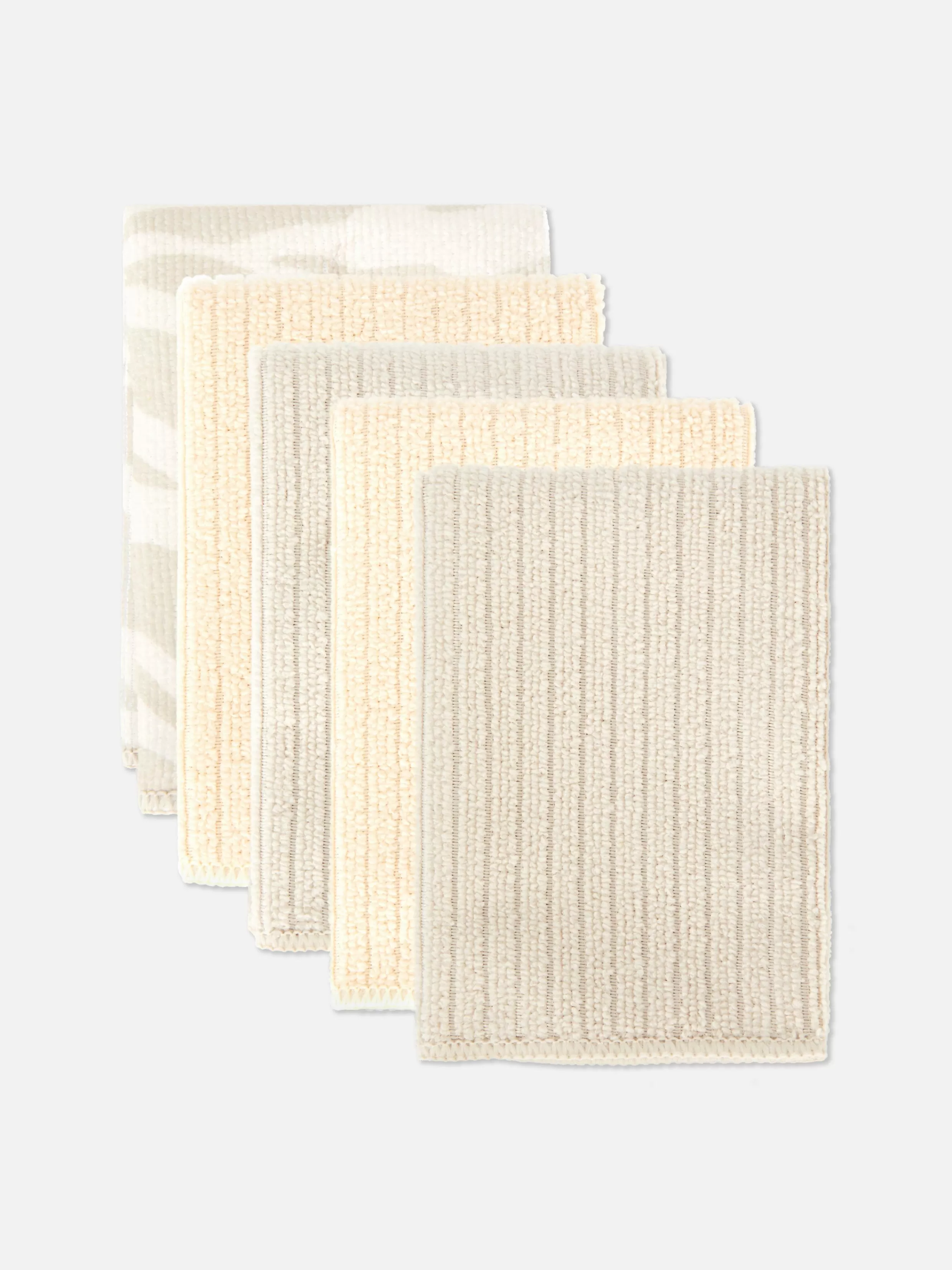 Primark Servies^Geribde Vaatdoeken, Set Van 5