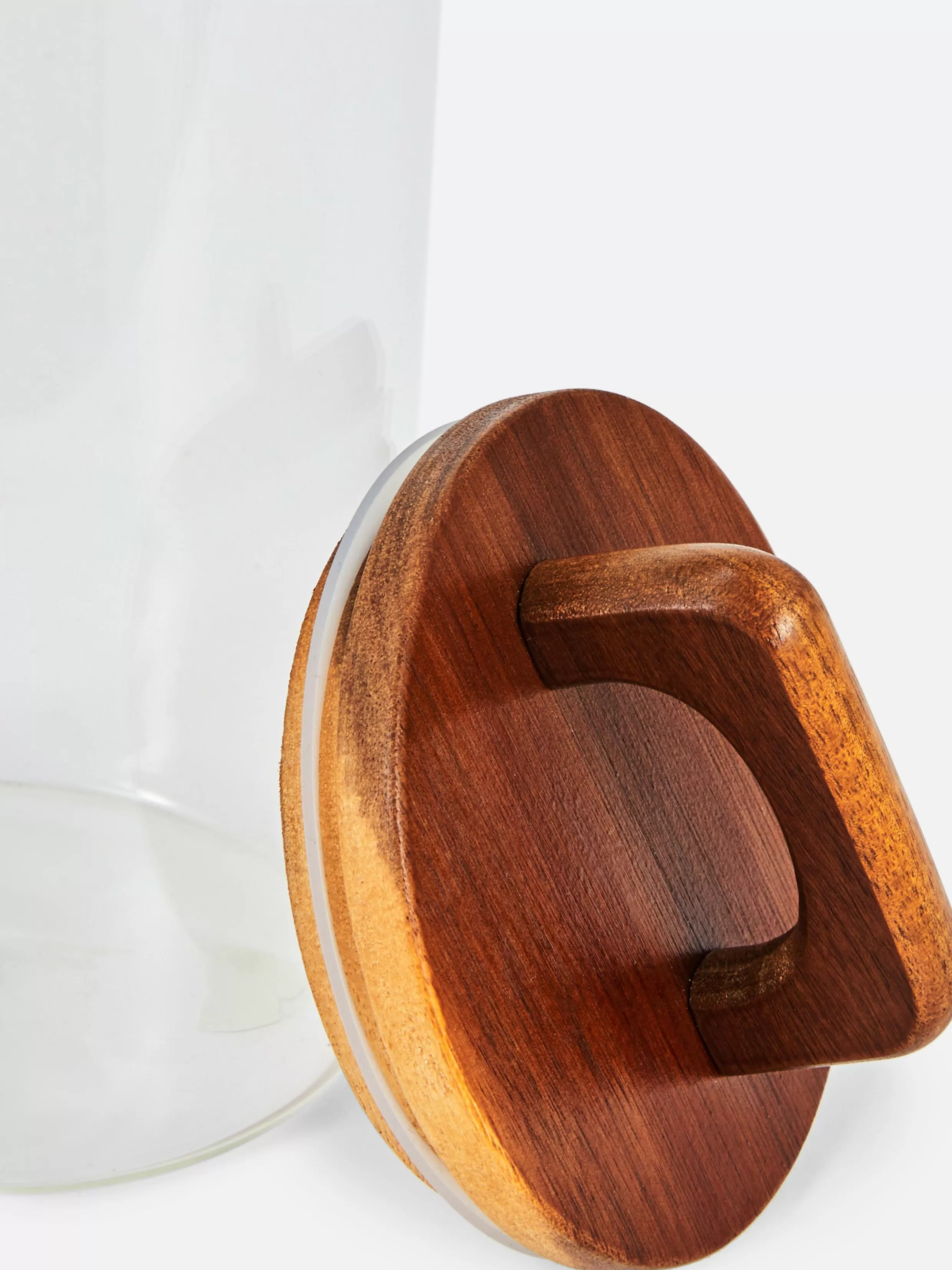 Primark Servies^Glazen Pot Met Houten Handvat, Hoog