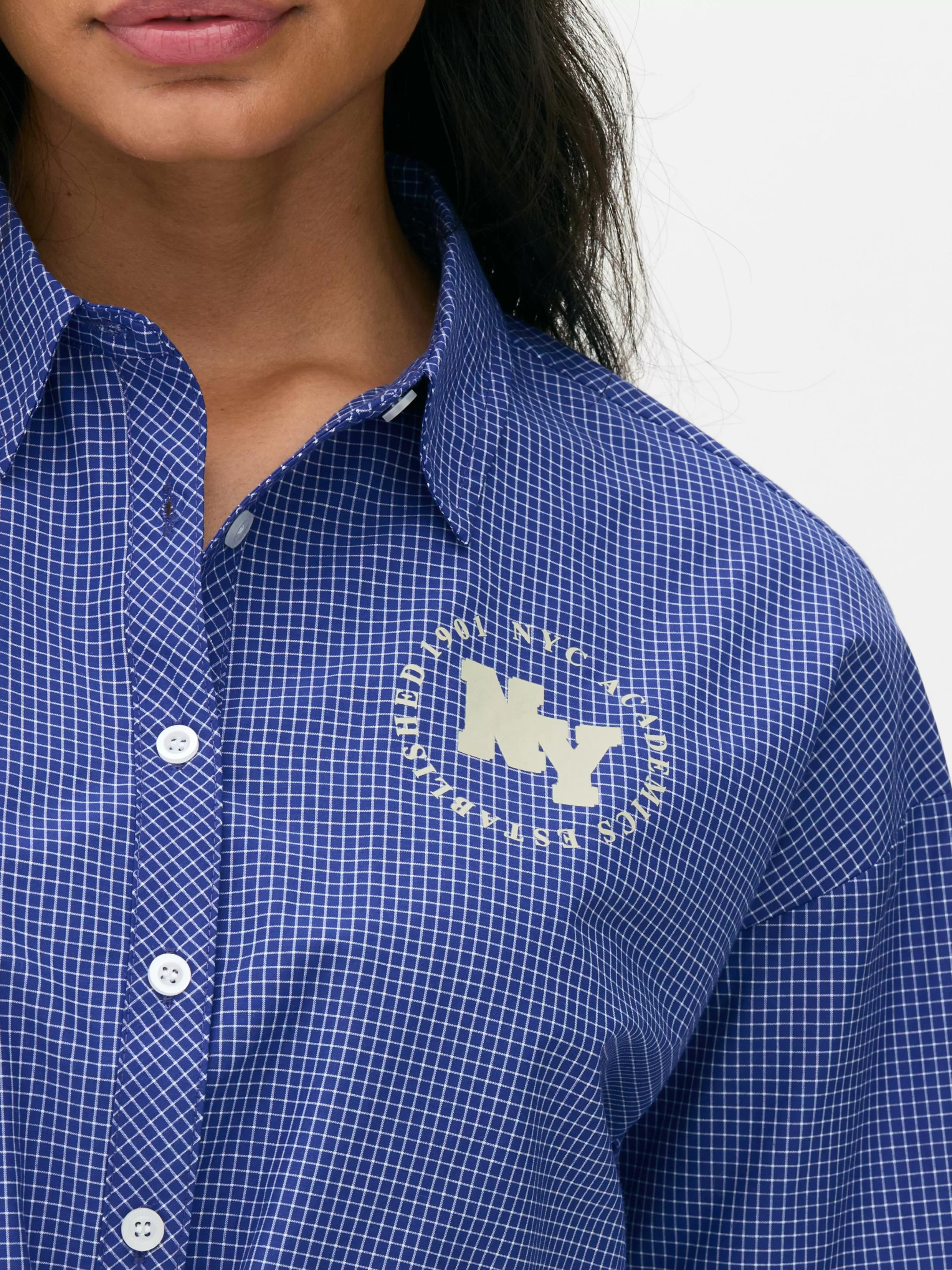 Primark Overhemden En Blouses^Kort Overhemd Met Trekkoord In De Taille