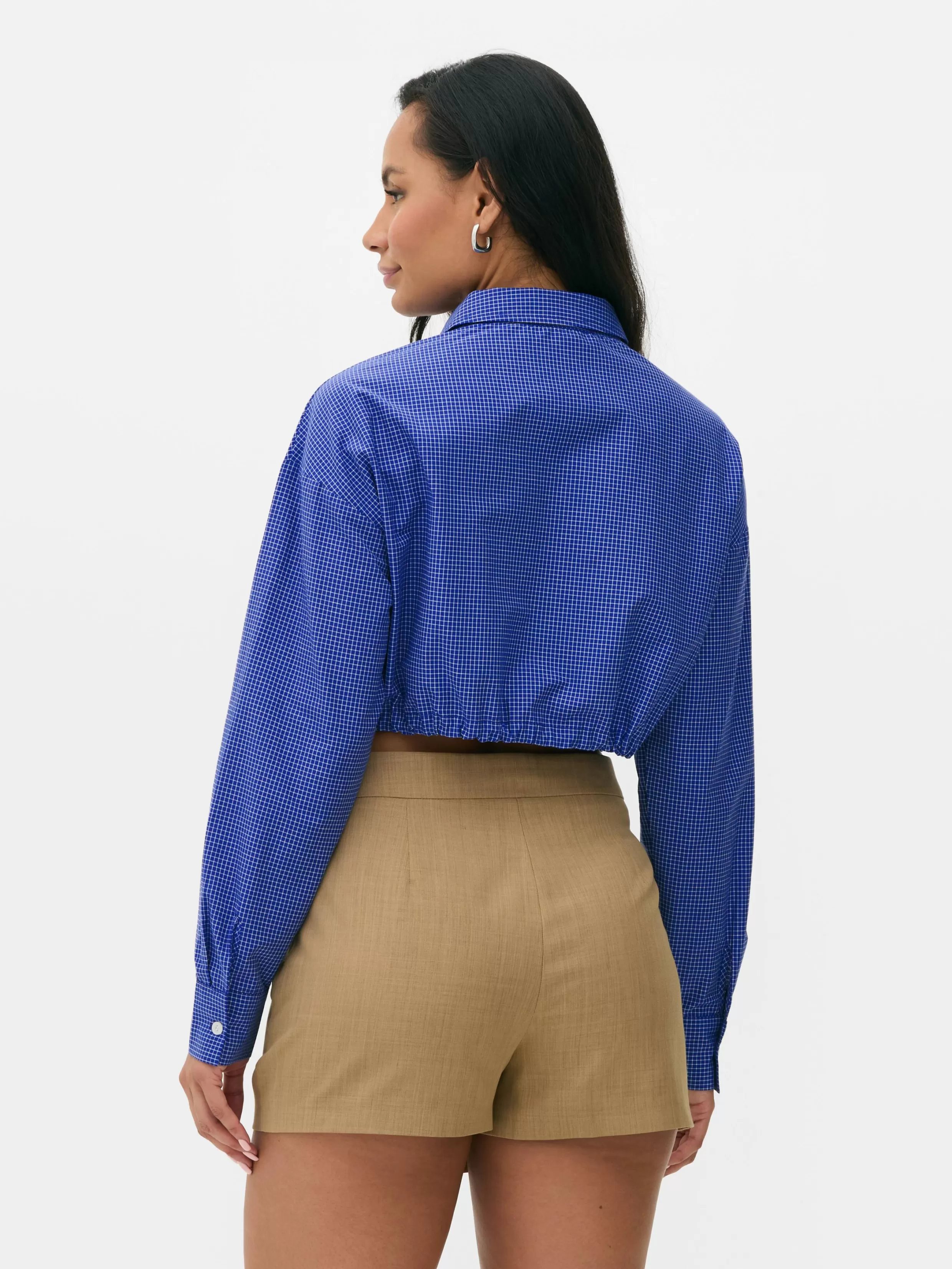Primark Overhemden En Blouses^Kort Overhemd Met Trekkoord In De Taille