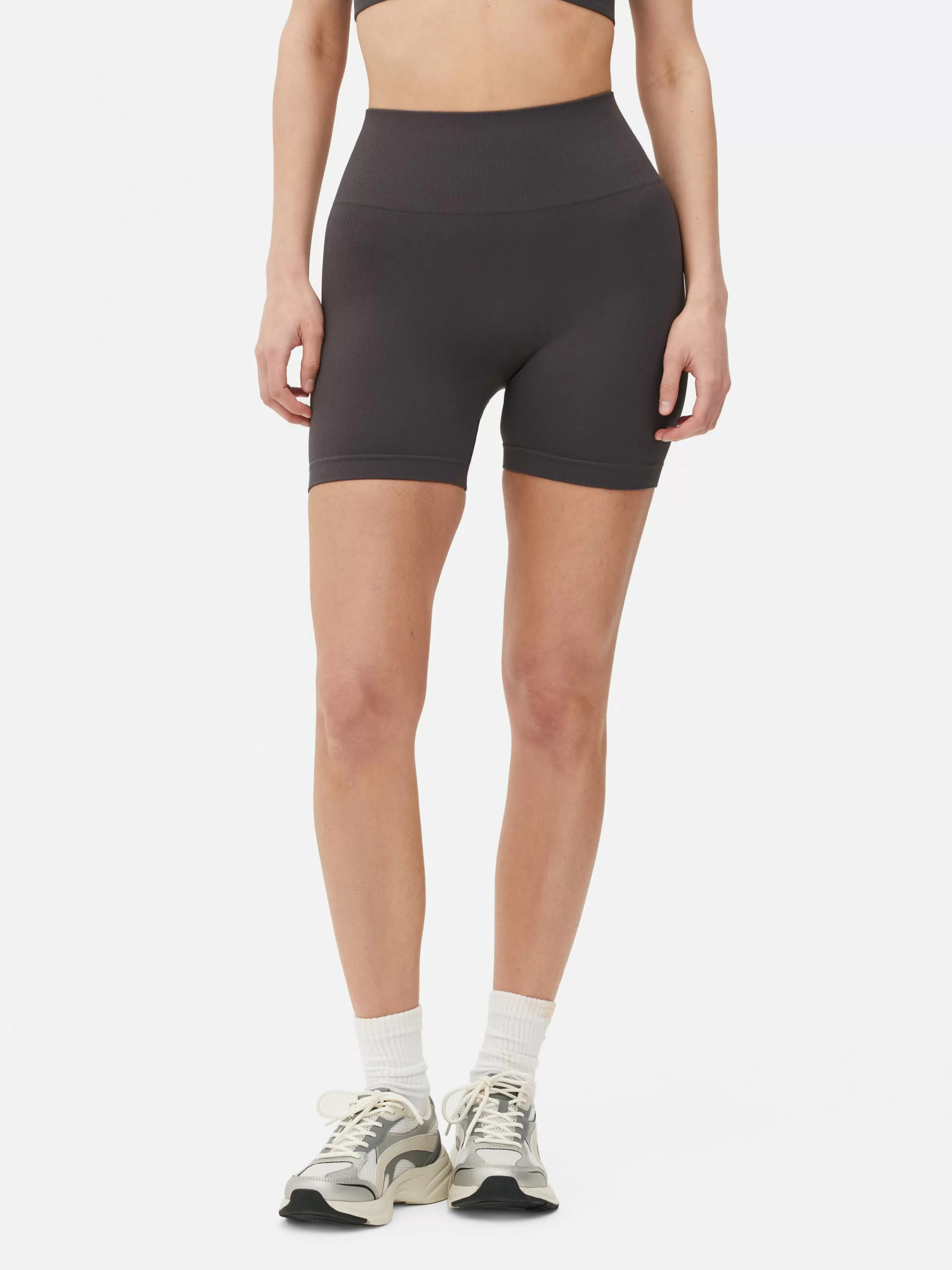 Primark Fitnesskleding En Activewear^Naadloze Korte Sportbroek Met Hoge Taille