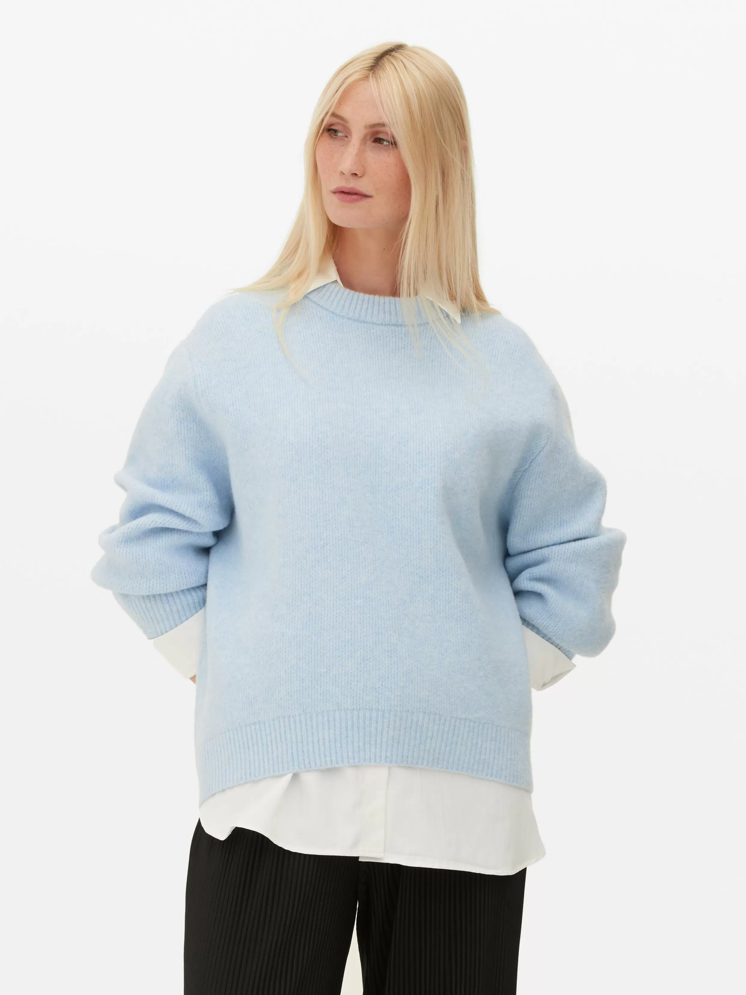 Primark Truien En Vesten^Oversized Trui Met Ronde Hals