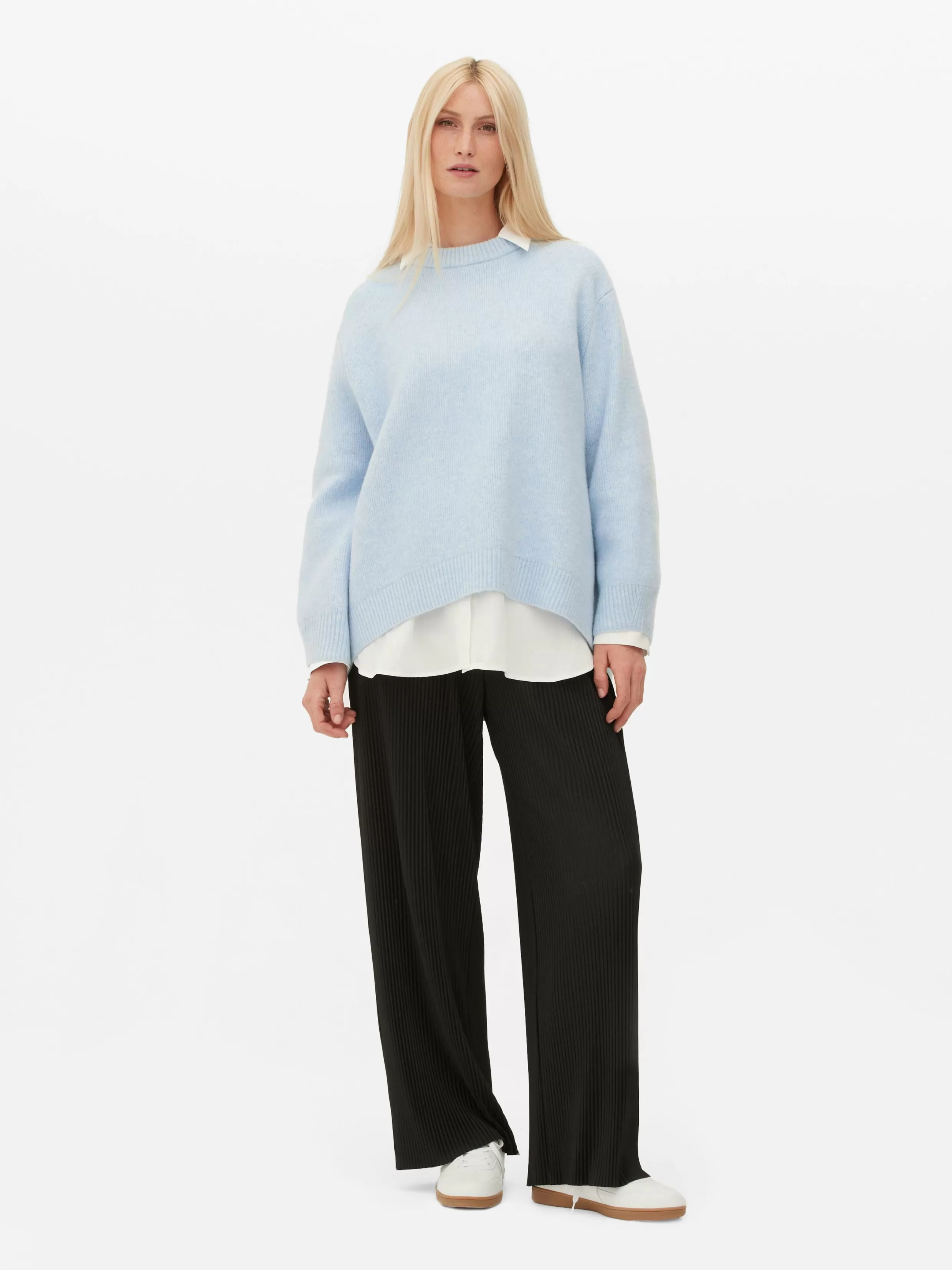 Primark Truien En Vesten^Oversized Trui Met Ronde Hals