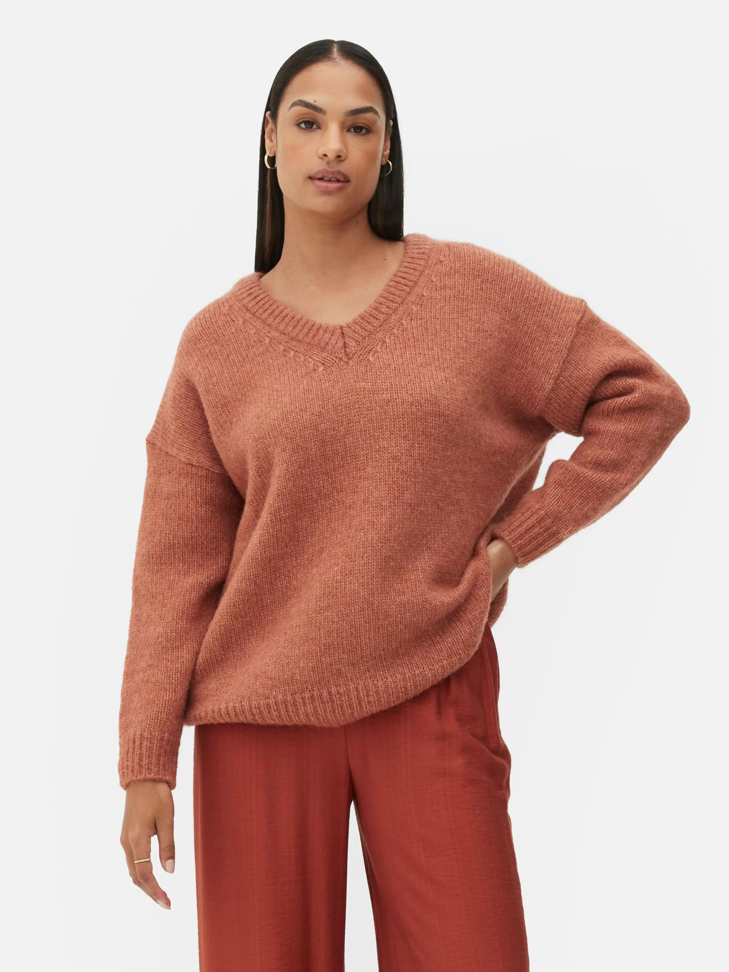Primark Truien En Vesten^Regular Fit Trui Met V-hals