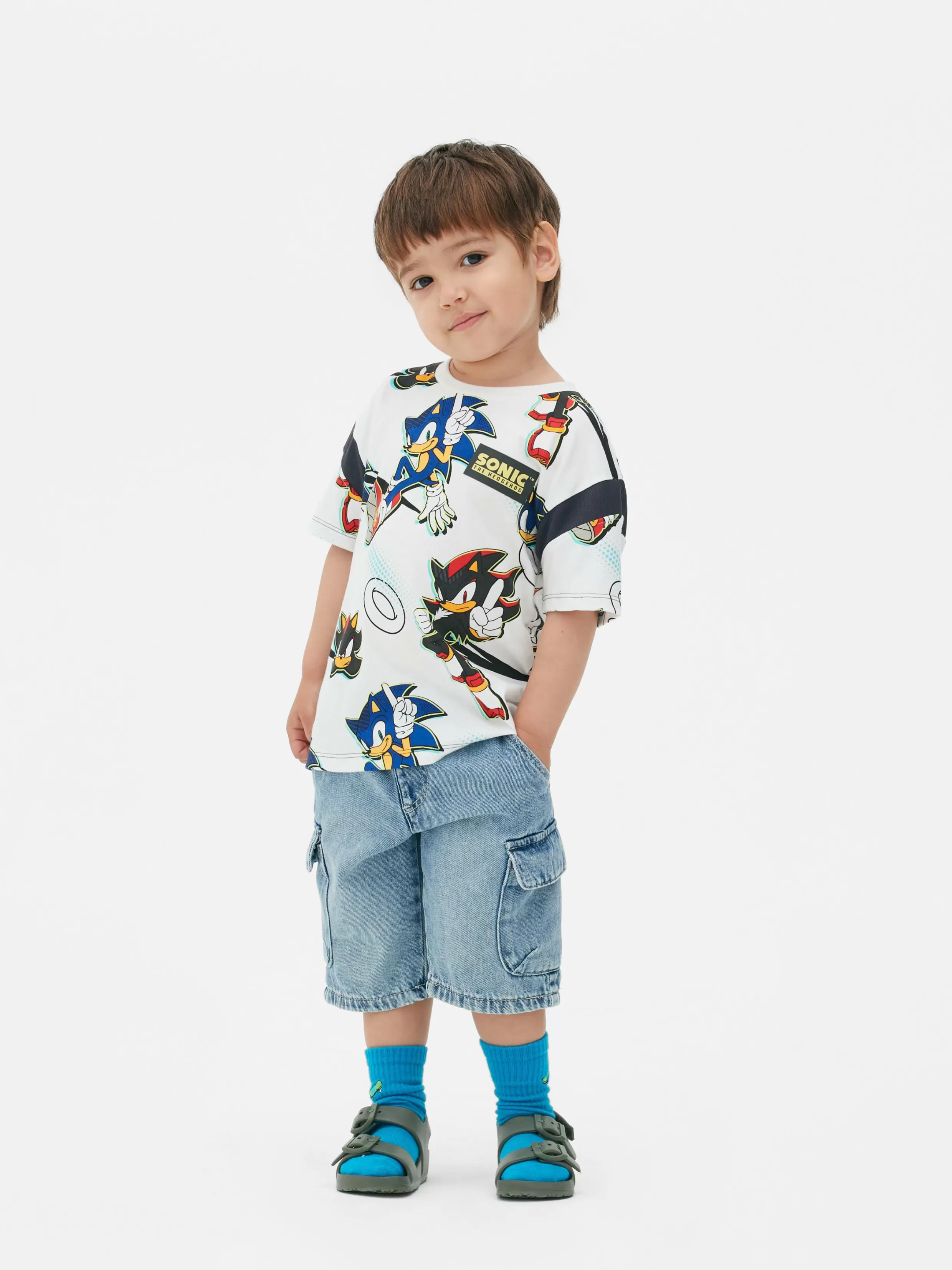 Primark Tops En T-Shirts^T-shirt Sonic The Hedgehog En Shadow