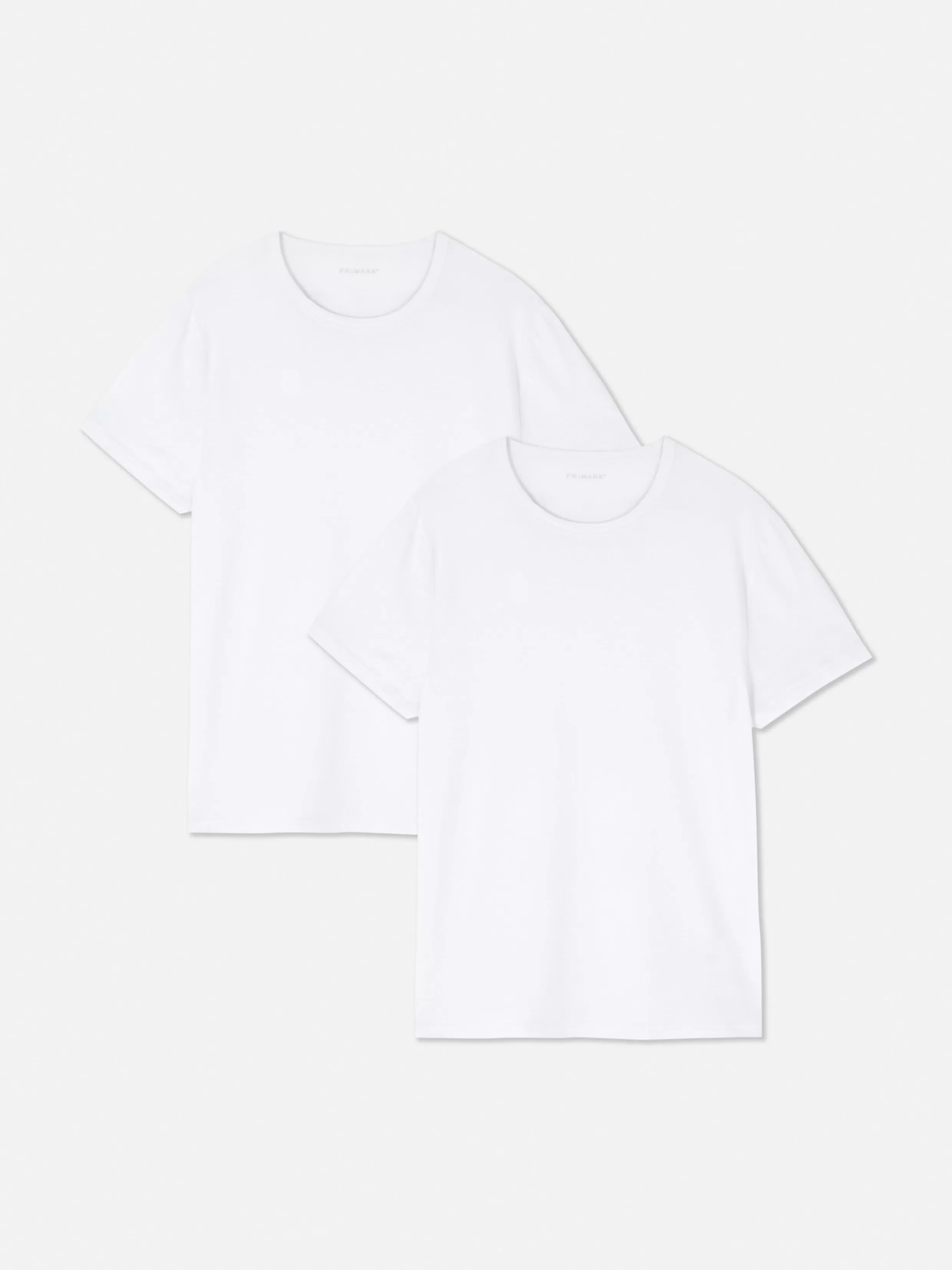 Primark Ondergoed | Tops En T-Shirts^T-shirts Met Ronde Hals En Korte Mouwen, Set Van 2