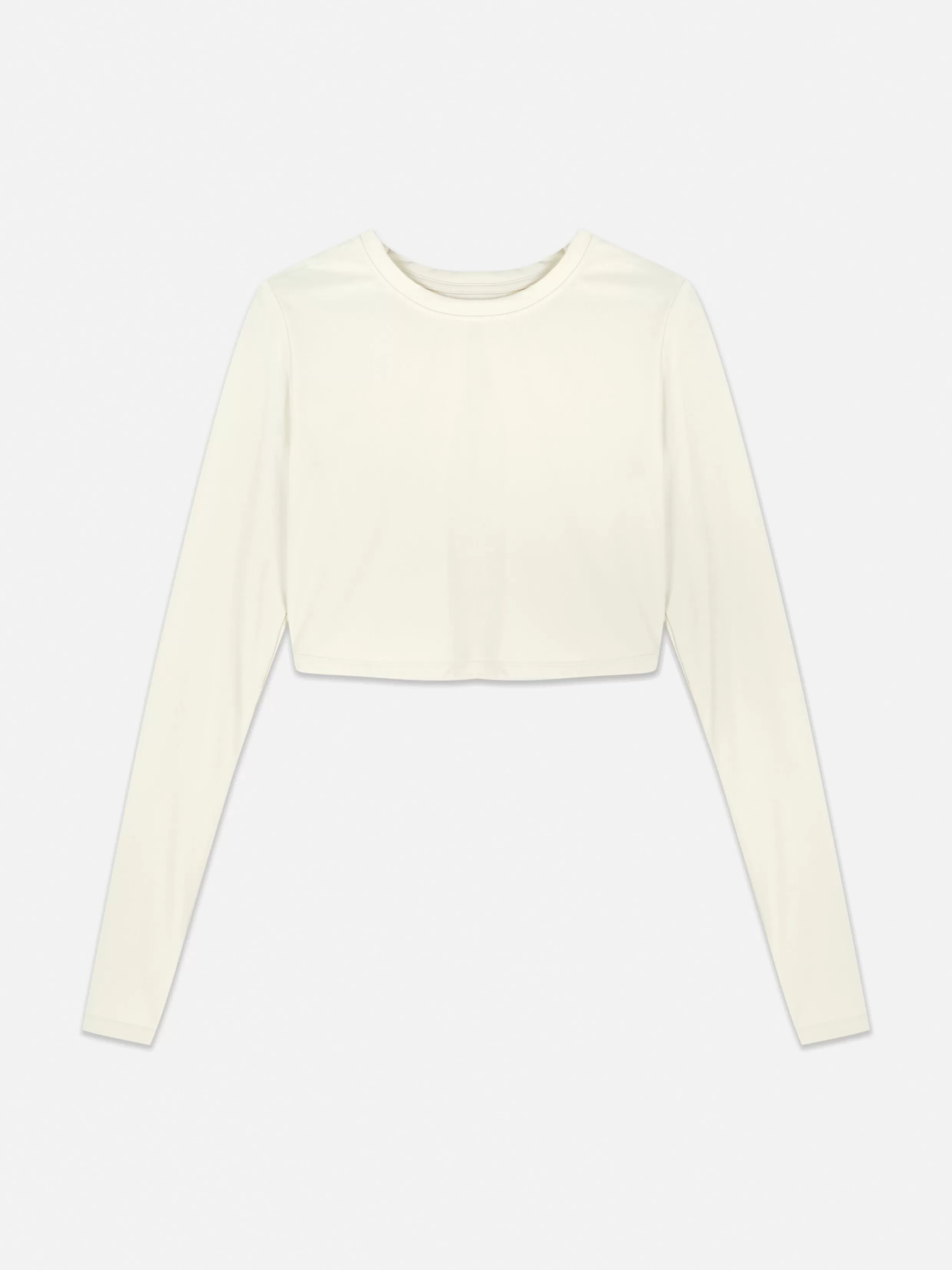Primark Fitnesskleding En Activewear^Ultrazachte Korte Sporttop Met Lange Mouwen Rita Ora