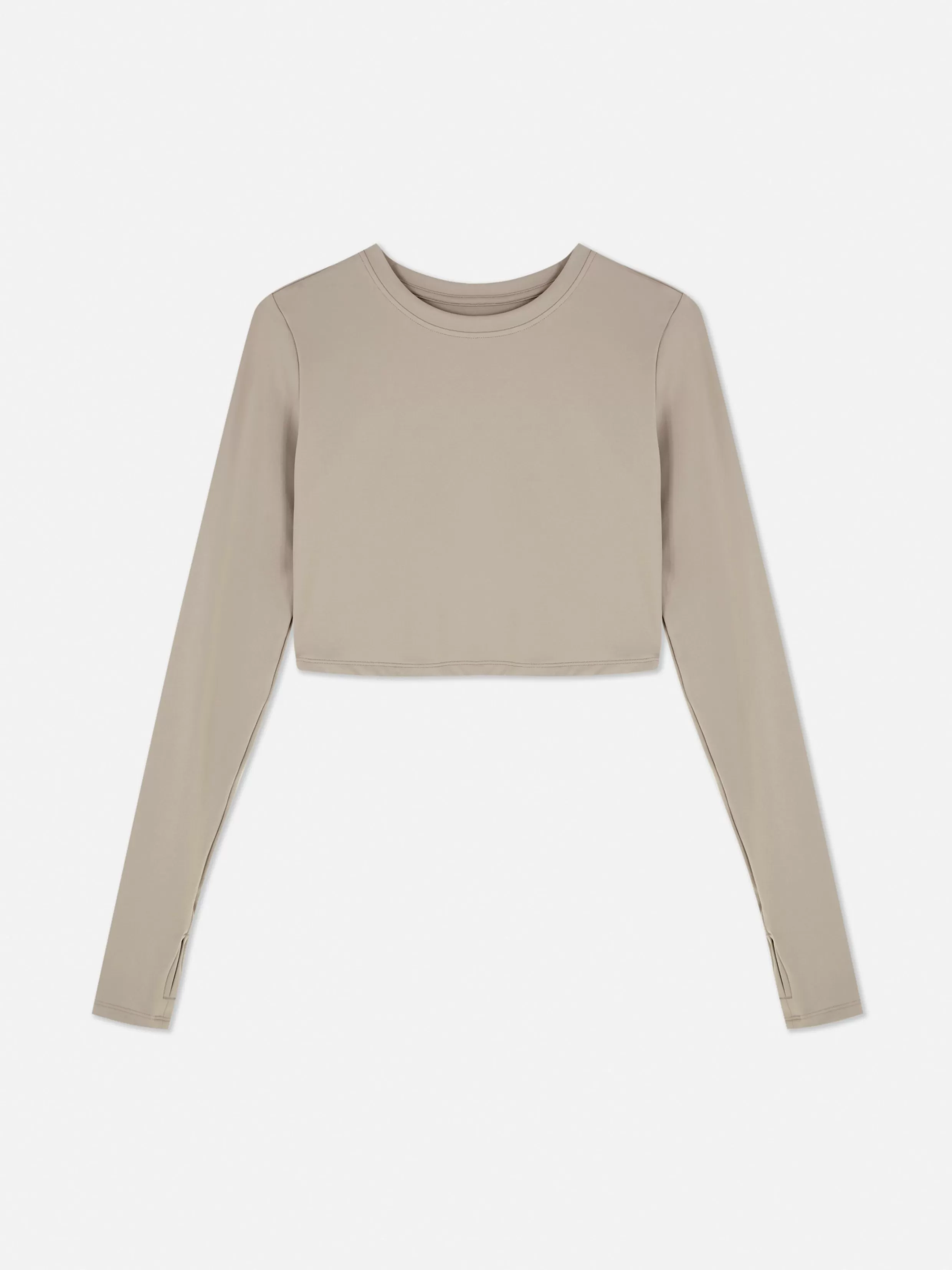 Primark Fitnesskleding En Activewear^Ultrazachte Korte Sporttop Met Lange Mouwen Rita Ora