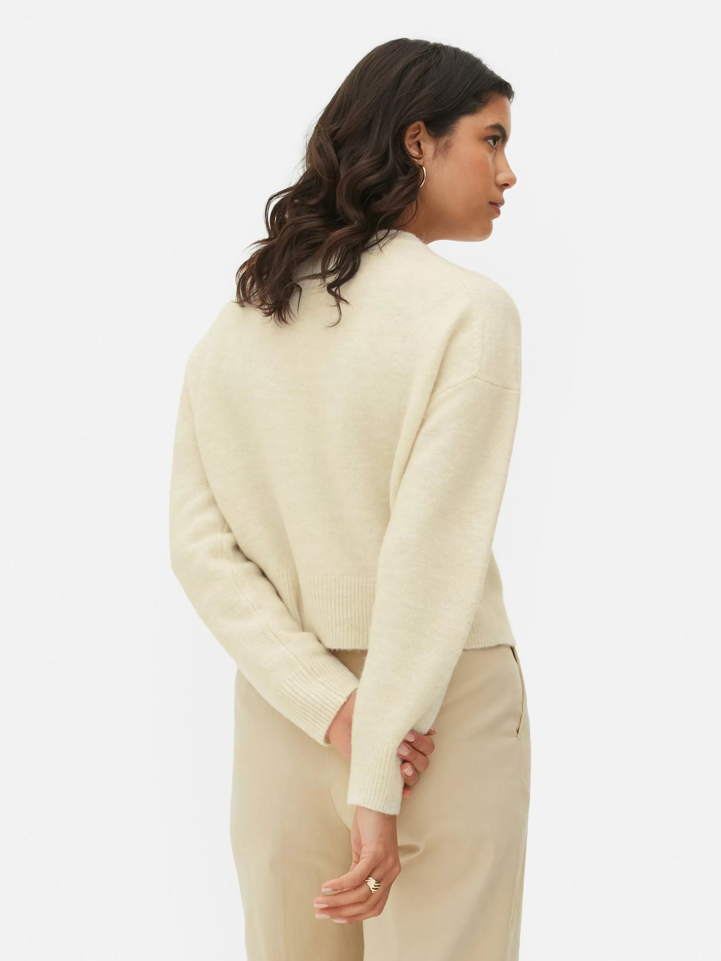 Primark Truien En Vesten^Vest Met Ronde Hals En Knopen