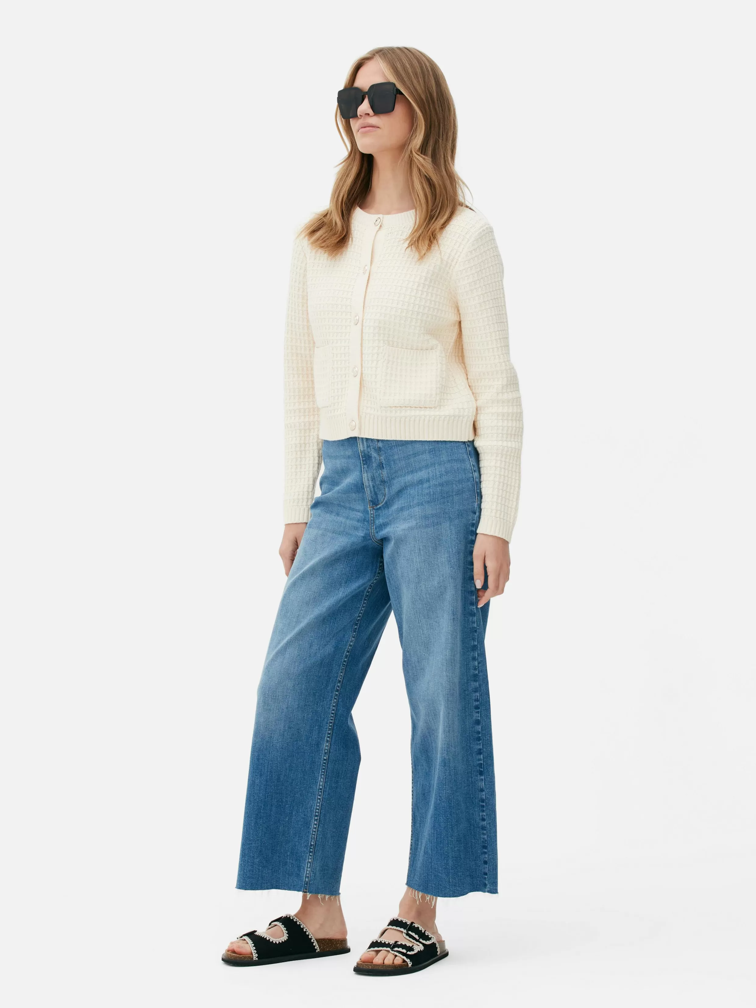 Primark Truien En Vesten^Wafelgebreid Vest