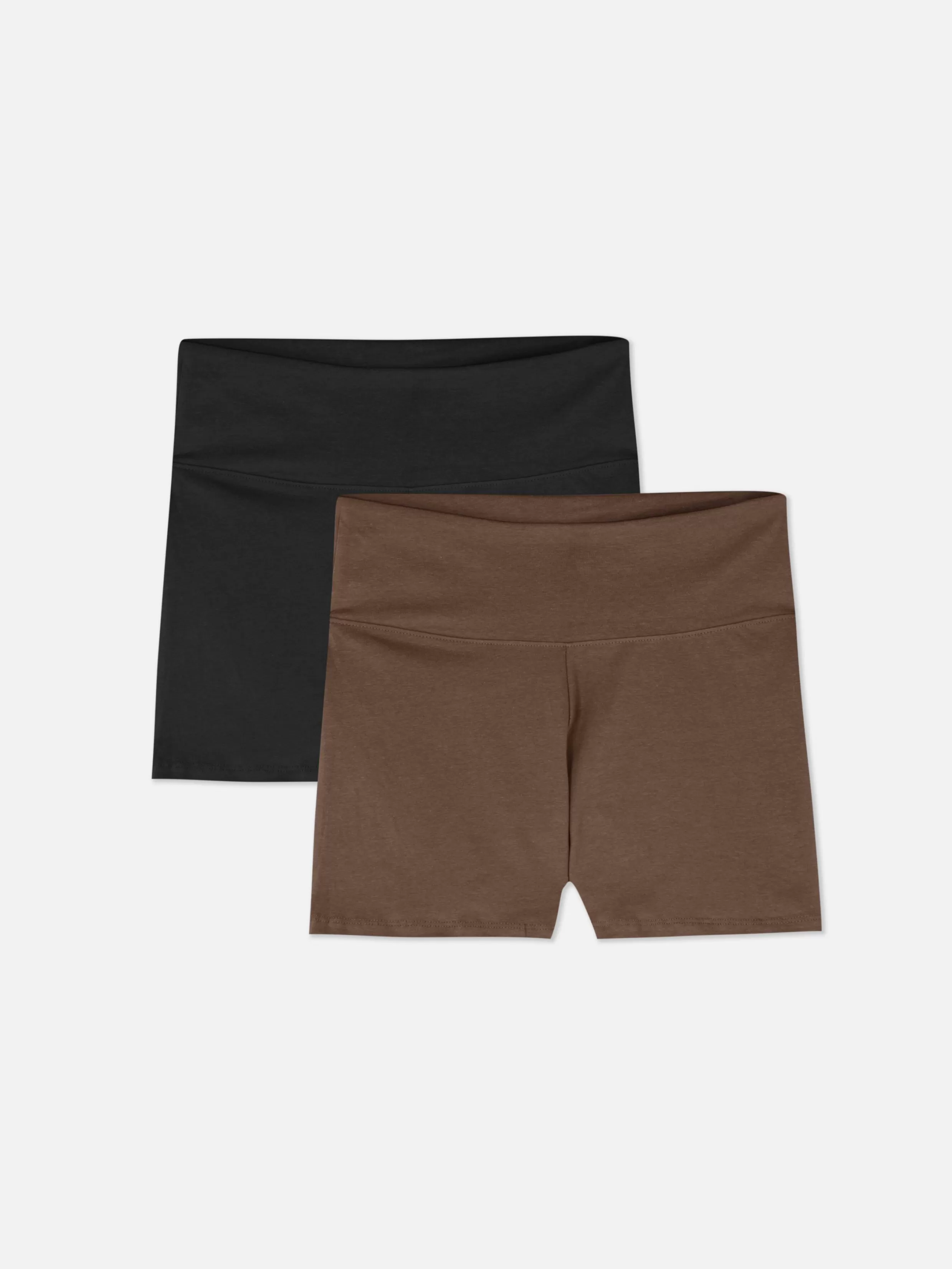 Primark Korte Broeken^Yogashort Met Hoge Taille, Set Van 2
